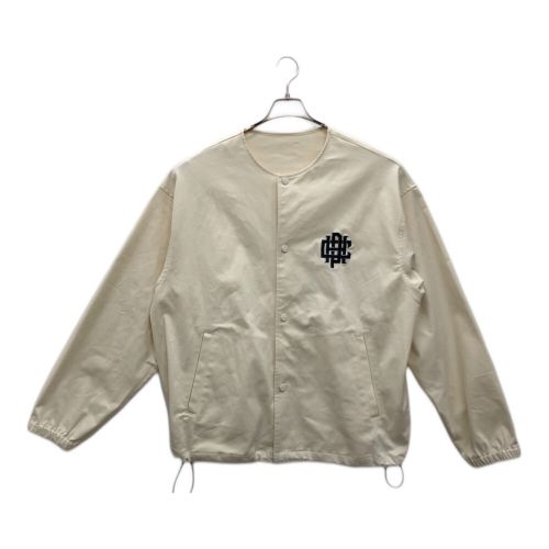 CAPTAINS HELM GOLF (キャプテンズヘルム ゴルフ) OVERLAP LOGO NO COLLAR JACKET メンズ SIZE XL オフホワイト