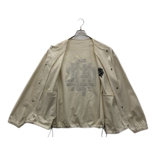 CAPTAINS HELM GOLF (キャプテンズヘルム ゴルフ) OVERLAP LOGO NO COLLAR JACKET メンズ SIZE XL オフホワイト