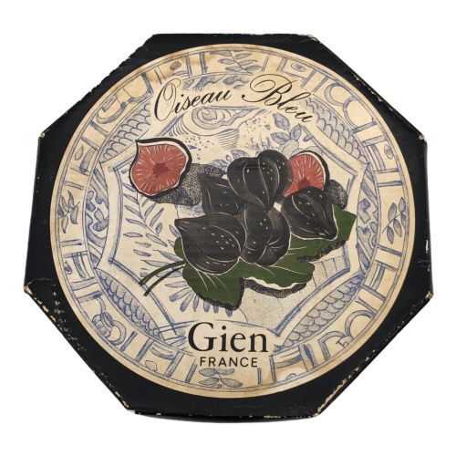 Gien (ジアン) プレート Oiseau Blew 6Pセット