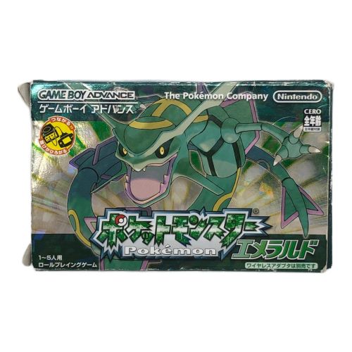 ポケットモンスター GBAソフト 化粧箱ほか付属アリ エメラルド -