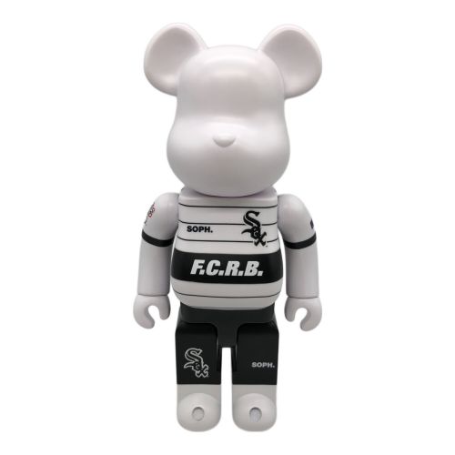 BE@RBRICK F.C.R.B. × MLB (ベアブリック エフシーレアルブリストル エフシーアールビー エムエルビー) フィギュア 100％ & 400％ (CHICAGO WHITE SOX)