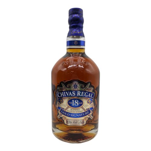 シーバスリーガル (CHIVAS REGAL) スコッチウィスキー 1000ml 箱付 GOLD SIGNATURE 18年 現行ボトル 未開封 スコットランド