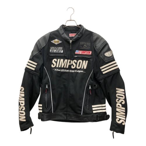 SIMPSON (シンプソン) ライダースジャケット メンズ SIZE LL ブラック 春秋物