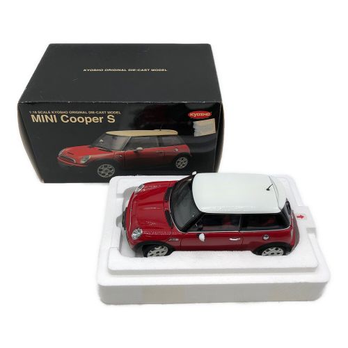 京商 (キョウショウ) モデルカー 1/18 BMW Mini Cooper S Red K08555R