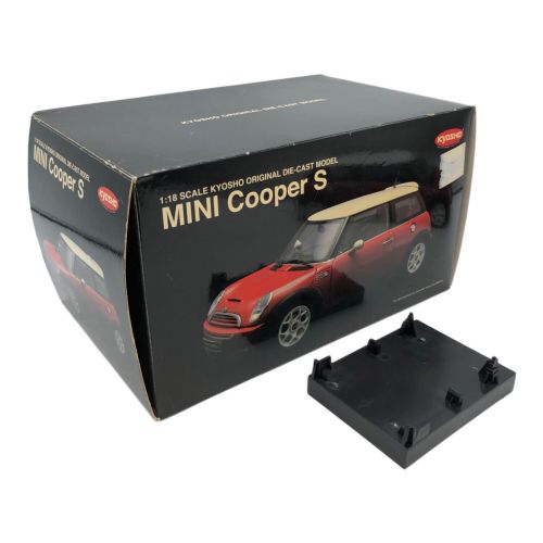 京商 (キョウショウ) モデルカー 1/18 BMW Mini Cooper S Red K08555R