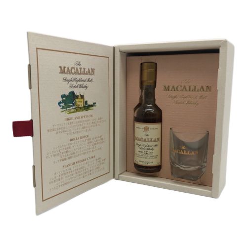 ウィスキー 50ml MACALLAN 12年 未開封