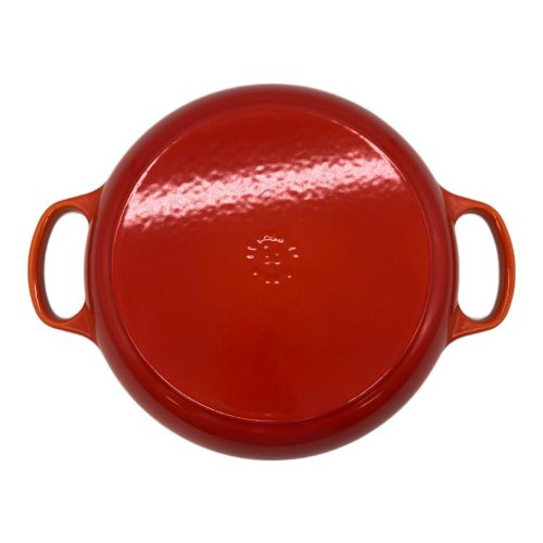 LE CREUSET (ルクルーゼ) 鍋 30cm オレンジ ビュッフェキャセロール