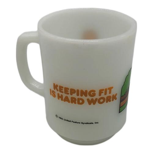 Fire King (ファイヤーキング) マグカップ SNOOPY ジョギング 1970年代中後期～1986年