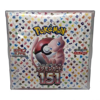 ポケモンカード 未開封BOX 強化拡張パック スカーレット＆バイオレット 151