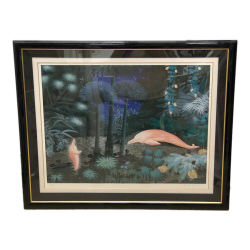 ホセ カルロス ラモス 絵画 ピンクドルフィン 139/375