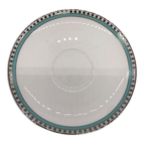 TIFFANY & Co. (ティファニー) カップ&ソーサー プラチナブルーバンド 2Pセット