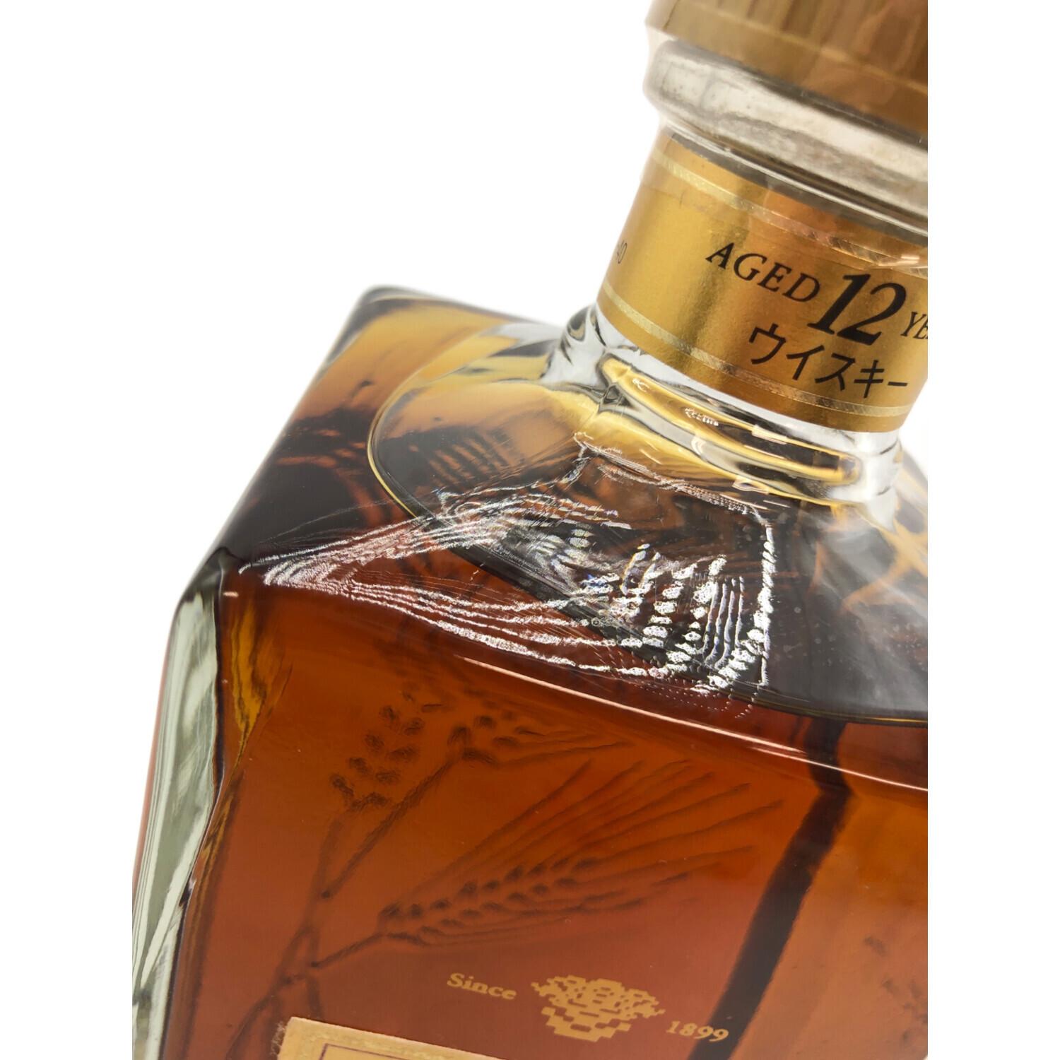 サントリー CREST クレスト12年 スリムボトル 660ml 未開封