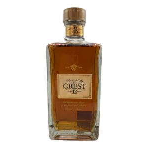 サントリー ウィスキー 660ml クレスト 12年 スリムボトル 未開封