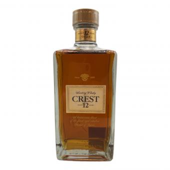 サントリー ウィスキー 660ml クレスト 12年 スリムボトル 未開封