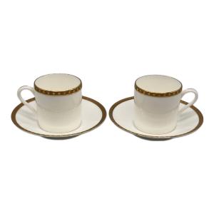TIFFANY & Co. (ティファニー) デミタスカップ&ソーサー GOLD BAND 2Pセット
