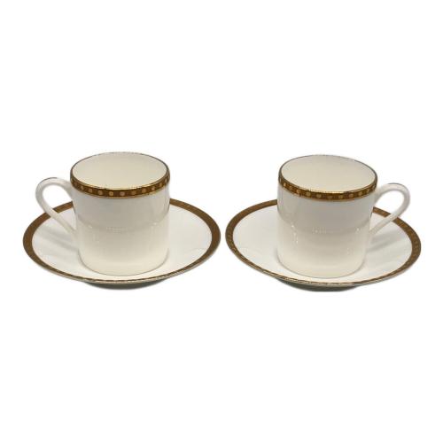 TIFFANY & Co. (ティファニー) デミタスカップ&ソーサー GOLD BAND 2Pセット