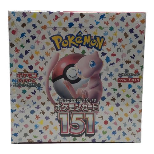 ポケモンカード 未開封BOX スカーレット&バイオレット 強化拡張パック 151