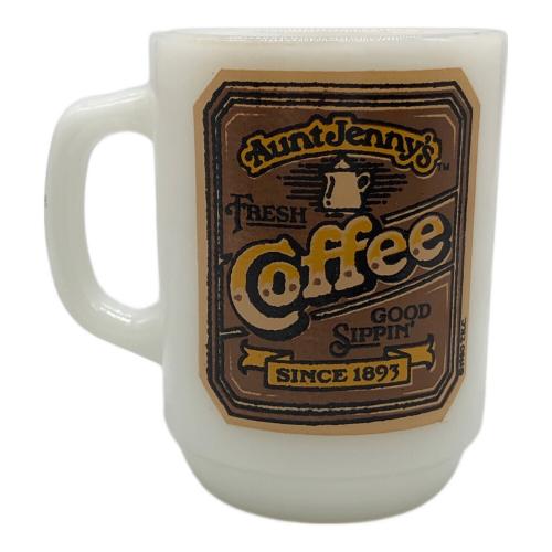 Fire King (ファイヤーキング) ミルクガラスマグ AuntJenny's