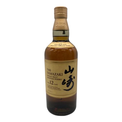 山崎 (ヤマザキ) ジャパニーズウィスキー 700ml 箱付 12年 未開封