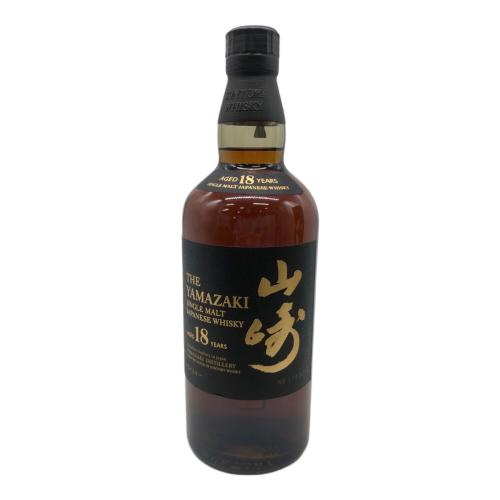 山崎 (ヤマザキ) ジャパニーズウィスキー 700ml 箱付 18年 未開封