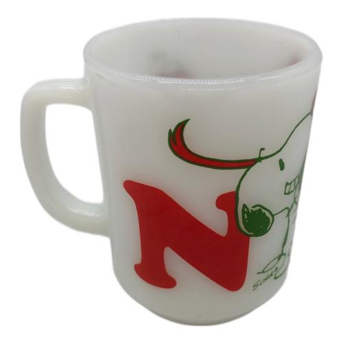 Fire King (ファイヤーキング) マグカップ SNOOPY ノエル 1960年代中期～70年代中後期