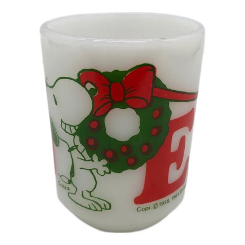 Fire King (ファイヤーキング) マグカップ SNOOPY ノエル 1960年代中期～70年代中後期