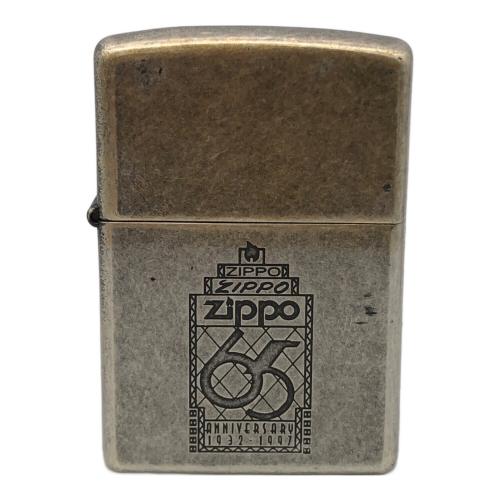ZIPPO (ジッポ) ZIPPO 65周年記念モデル 未着火 卓上スタンド付き