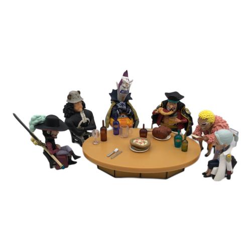 ONE PIECE (ワンピース) フィギュア 剣台座無し 王下七武海会議テーブルセット 6体セット