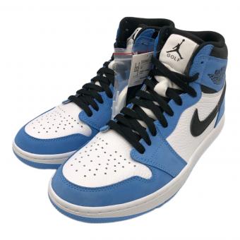 NIKE (ナイキ) スニーカー メンズ SIZE 27cm スカイブルー Air Jordan 1 High Golf "University Blue" DQ0660-400