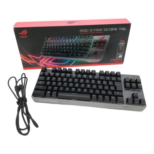 ASUS (エイスース) ゲーミングキーボード ROG STRIX SCOPE TKL REPUBLIC OF GAMES
