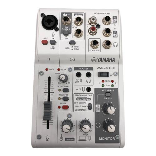 YAMAHA (ヤマハ) ライブストリーミングミキサー AG03 MK2
