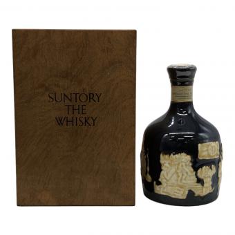 サントリー ウィスキー 750ml 箱付 ザウイスキー 有田焼 陶器ボトル 未開封