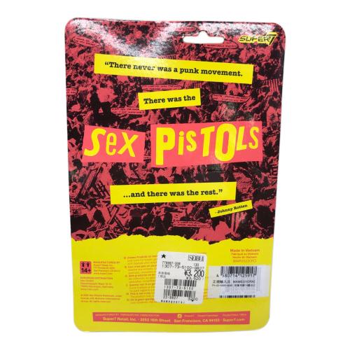 フィギュア リ・アクション/ SEX PISTOLS(セックス・ピストルズ)： ジョニー・ロットン[スーパー7]