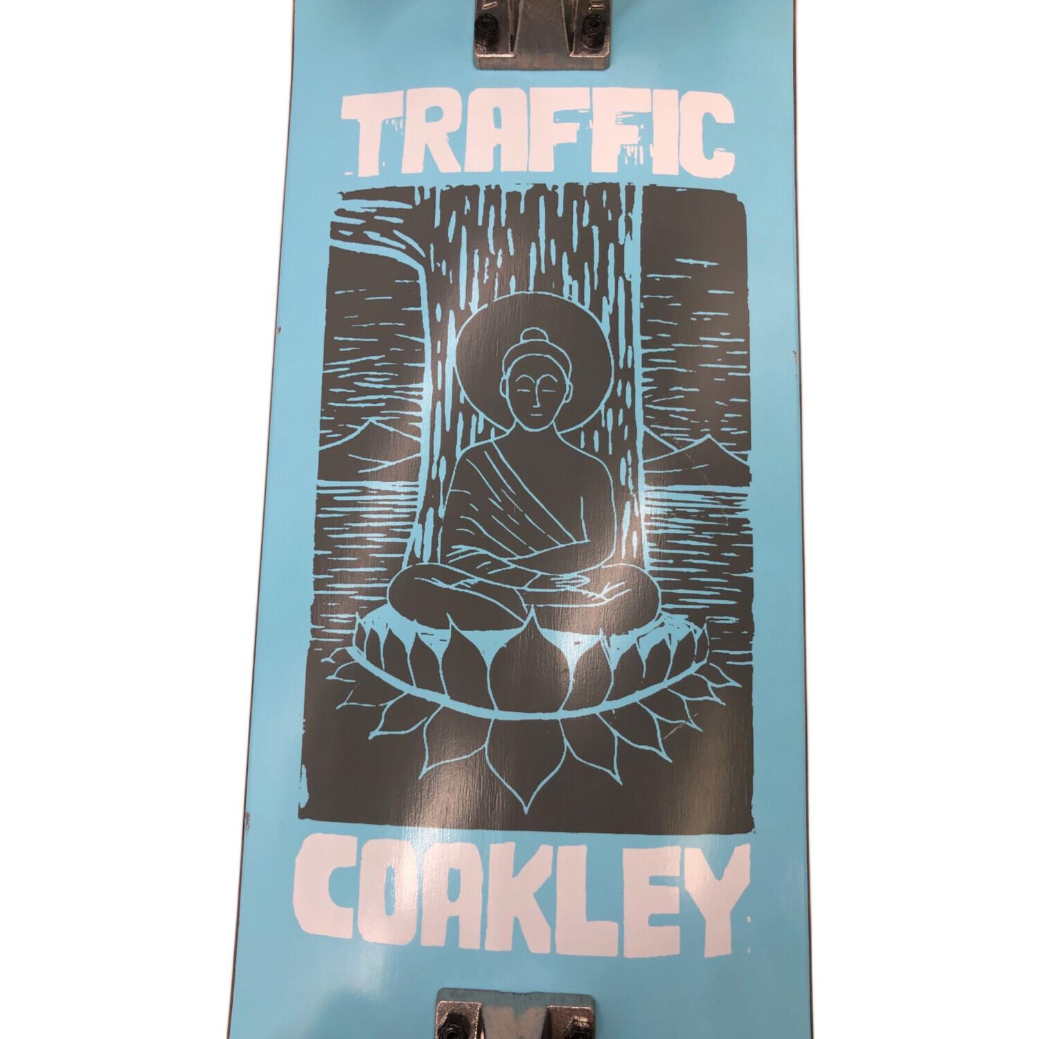 TRAFFIC スケートボード ブルー ブッタ柄 COAKLEYモデル｜トレファクONLINE