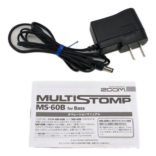 ZOOM (ズーム) マルチエフェクター アダプター付属 MS-60B 動作確認済み
