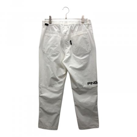 PiNG (ピン) ゴルフパンツ メンズ SIZE L ホワイト 621-4231811
