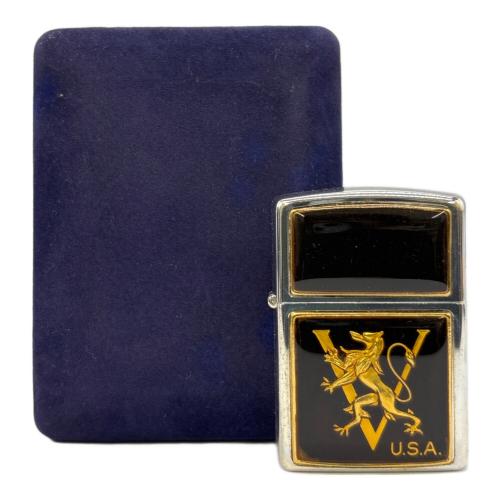 ZIPPO (ジッポ) ライオン エンブレムV ベロアケース 1995