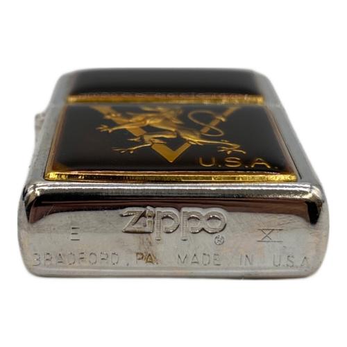 ZIPPO (ジッポ) ライオン エンブレムV ベロアケース 1995
