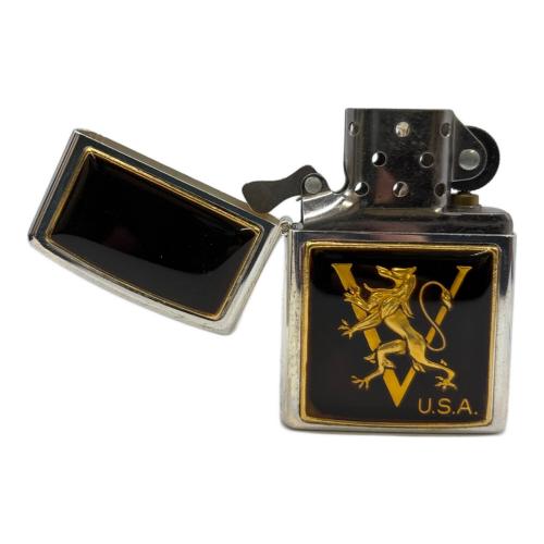 ZIPPO (ジッポ) ライオン エンブレムV ベロアケース 1995