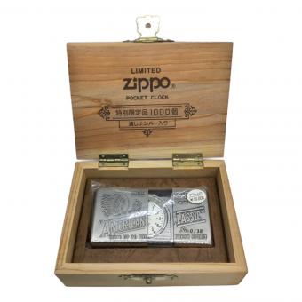 ZIPPO (ジッポ) タイムタンク ポケットクロック 限定1000個 シリアルNo.0138