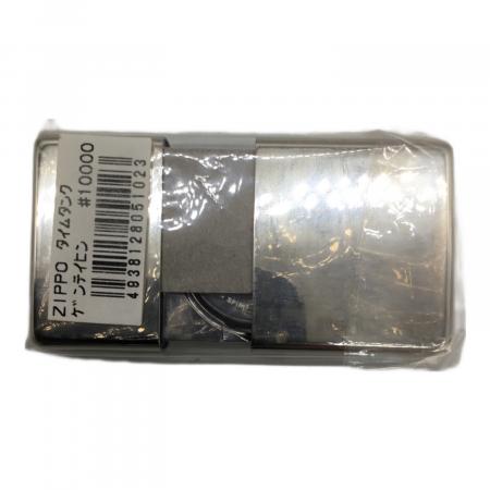 【希少・限定1000個】ZIPPO ジッポー アラーム付 ポケットクロック 時計 ZIPPO (ジッポ) タイムタンク ポケットクロック 限定1000個 シリアルNo