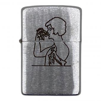 ZIPPO 1984年 騙し絵 女性とブーケ