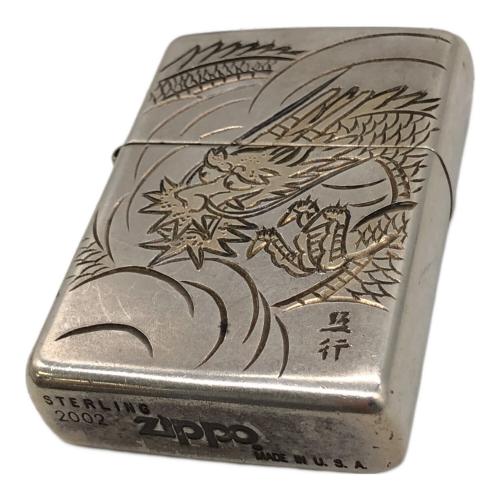 ZIPPO スターリングシルバー 和柄 2002年製