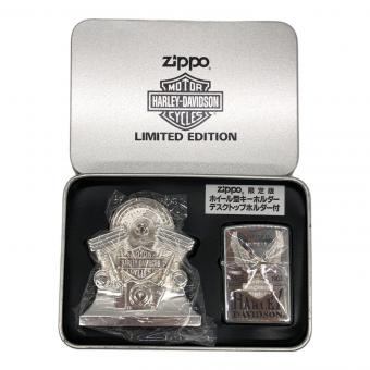 ZIPPO HARLEY-DAVIDSON ホイール型キーホルダー デスクトッピホルダー付