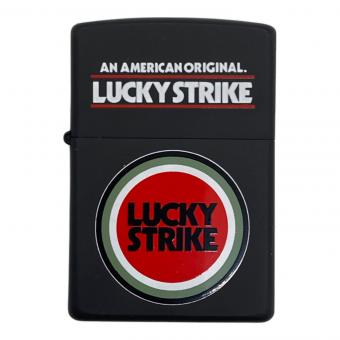 ZIPPO LUCKY STRIKE  赤丸 ブラック