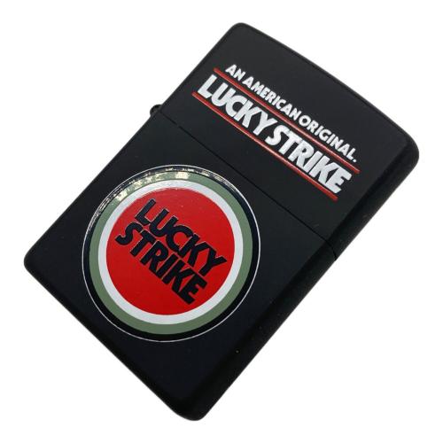 ZIPPO LUCKY STRIKE  赤丸 ブラック