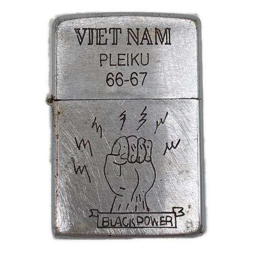ZIPPO VIET NAM PLEIKU 66-67 BLACK POWER