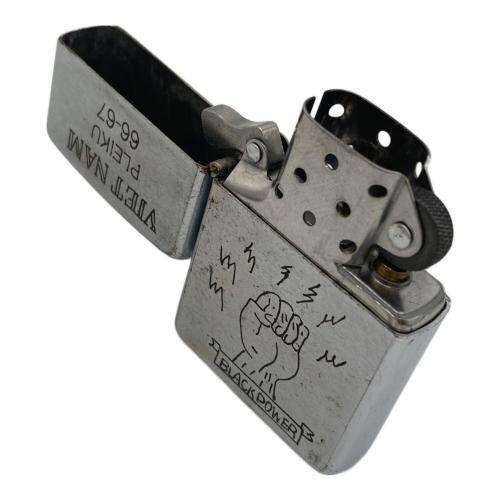 ZIPPO VIET NAM PLEIKU 66-67 BLACK POWER