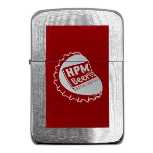 ZIPPO HPM 赤枠 抜き文字 王冠マーク