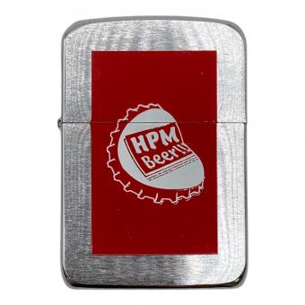 ZIPPO HPM 赤枠 抜き文字 王冠マーク